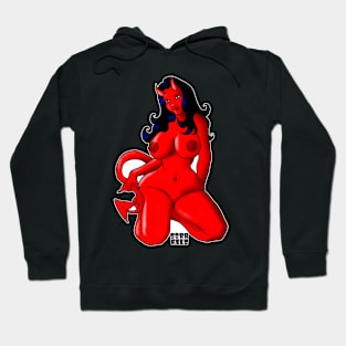 Curvy Demon Girl Hoodie